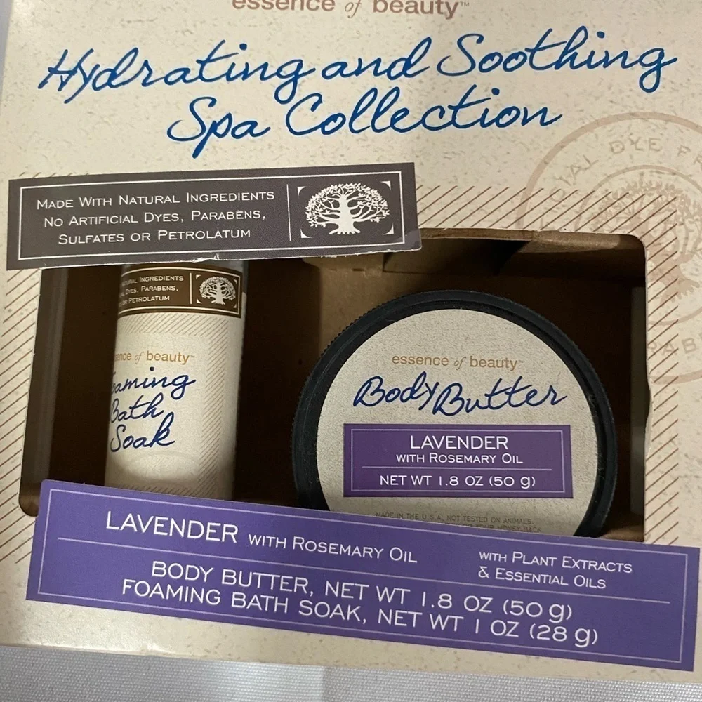 Lot of 2 Essence of beauty Spa Collection Lavender and Lemon Verbena (CW)